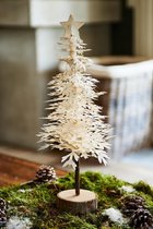 Riviera Maison - Paper Christmas Tree white (L) - Kerstdeco - Wit