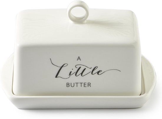 In de genade van Alexander Graham Bell Afslachten Rivièra Maison A Little Butter Dish - Vershouddoos - Wit | bol.com