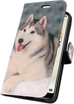 Hondje Bookstyle Hoesje voor Huawei P20 Pro