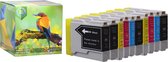 Ink Hero - 10 Pack - Inktcartridge / Alternatief voor de Brother LC970, DCP-135C, DCP-150C, DCP-153C, DCP-157C, DCP-750CN, MFC-235C, MFC-260C