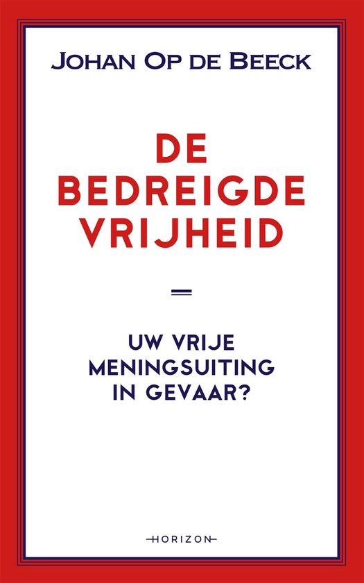 De bedreigde vrijheid - cover