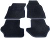 Bavepa Complete Velours Automatten Zwart Met Donkerblauwe Rand Seat Leon 2005-2008