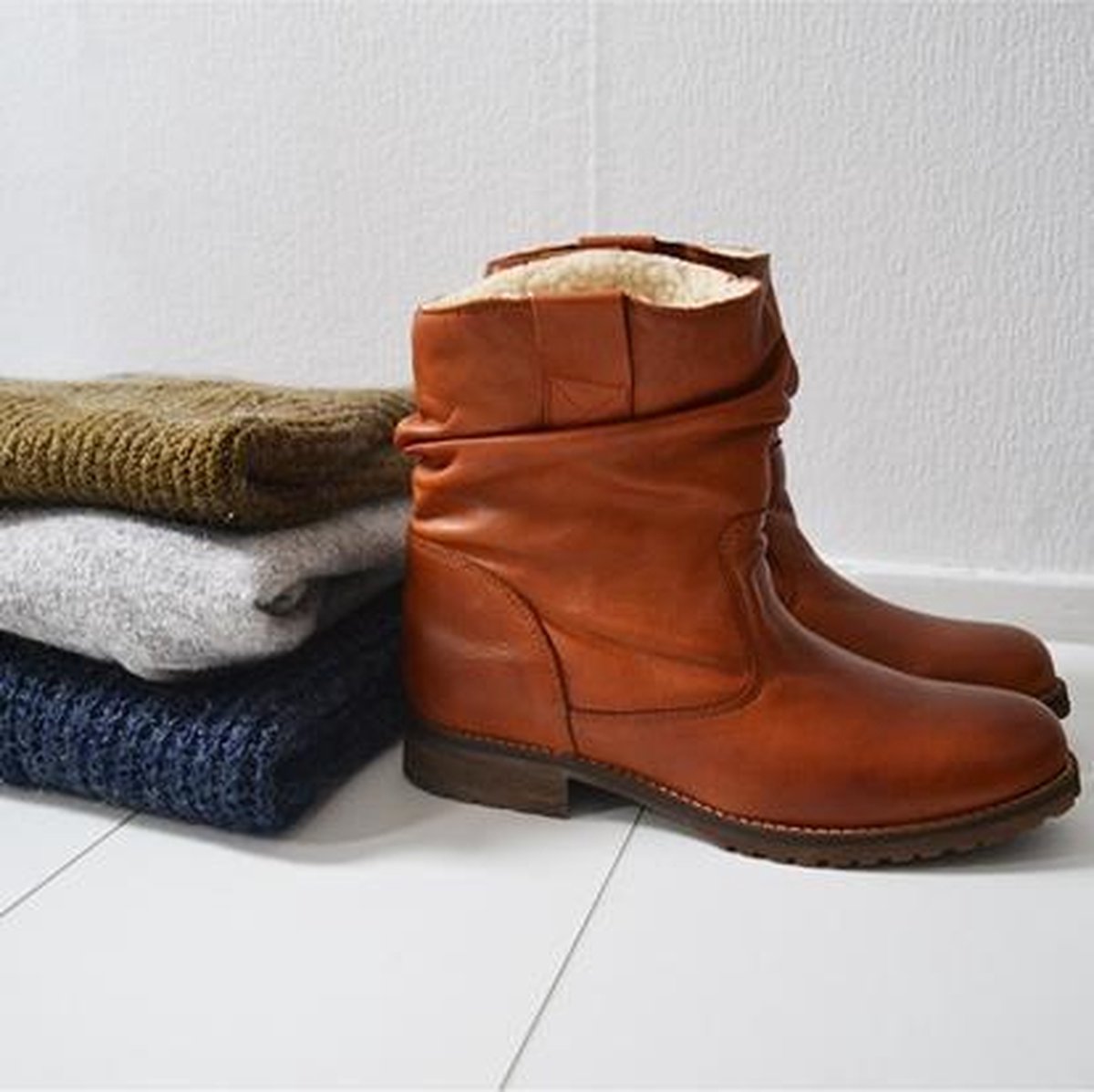 Cellini Enkellaarsjes cognac | bol.com