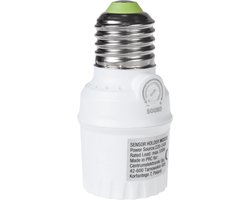 Lamphouder met geluidssensor fitting E27 met max. 100 W Maclean Energy MCE232 30dB - 90dB bereik