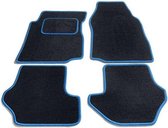 PK Automotive Complete Naaldvilt Automatten Zwart Met Lichtblauwe Rand Opel Tigra TwinTop 2004-2010