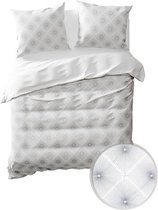 HnL Dekbedovertrek Njord - Witzilver 140x220