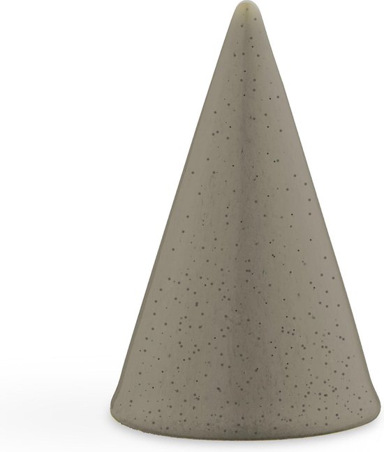Kähler Design Glazed Cone - 11 cm - Groen gemeleerd