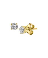 The Jewelry Collection Clous d'Oreille Zircone - Or Jaune