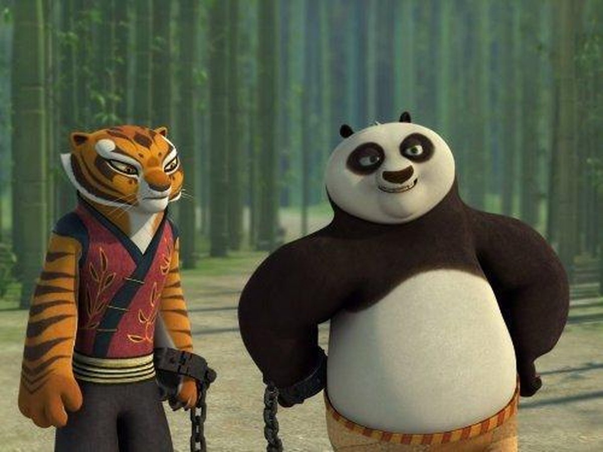 Kung Fu Panda: Verhalen Vol Superheid Goede Kroko, Slechte Kroko