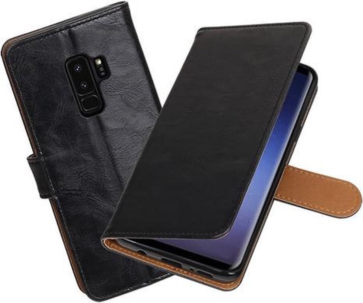 BestCases - Samsung Galaxy S9+ Pull-Up booktype hoesje zwart