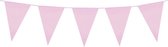36 stuks: Reuzenvlaggenlijn - roze - 10m