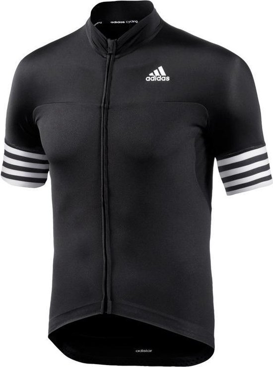 Kwik klein Nodig uit Adidas Fietsshirt Adistar Ss Korte Mouw Heren Zwart Maat Xs | bol.com