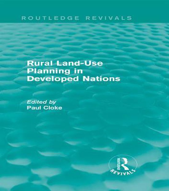 Rural Land-Use Planning in Developed Nations - cover