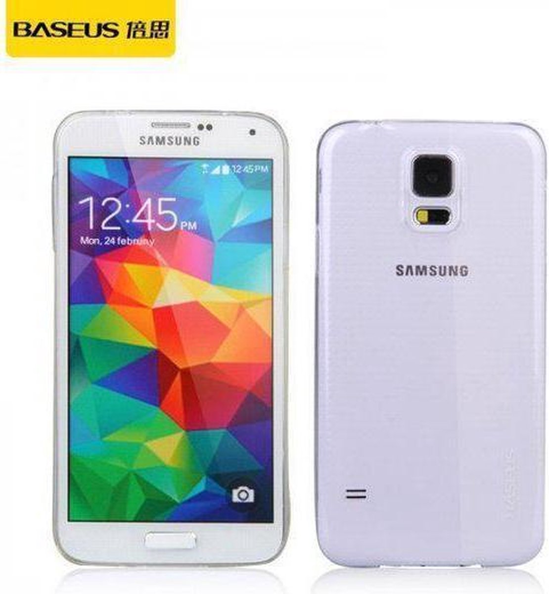 S5 Baseus Sky Ultra Thin Thermoplastic Doorzichtig Transparant Case Cover