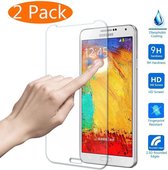 Xssive Screenprotector Glas Folie Tempered Glass voor Samsung Galaxy Note 3 N9005 2 stuks