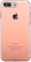 Baseus - iPhone 8 Plus Hoesje - Zachte Back Case Clear Roze