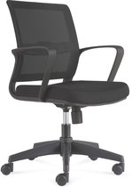 BenS 831-Eco-v Zwart, Bureaustoel - GREENGUARD GOLD - degelijke bureaustoel geschikt voor langdurig gebruik.