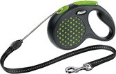 Flexi design cord 5 meter lijn groen s - 1 ST