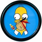 The Simpsons: Homer Rotating Duff Bottle Wall Clock