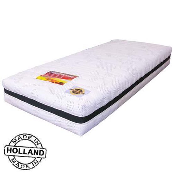 Slaaploods.nl Prince de Luxe - 90x210 cm - Matelas à ressorts ensachés avec mousse froide - Moyen - 25 cm d'épaisseur