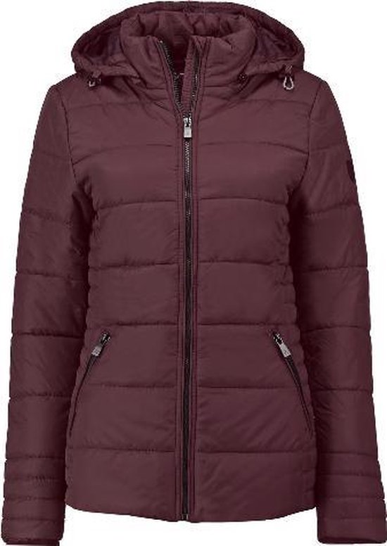 Kjelvik dames winterjas Ysa bordeaux maat 36