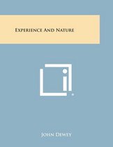 Boek 'Experience and Nature' door John Dewey, met een lichtgele band boven de titel en een wit logo.