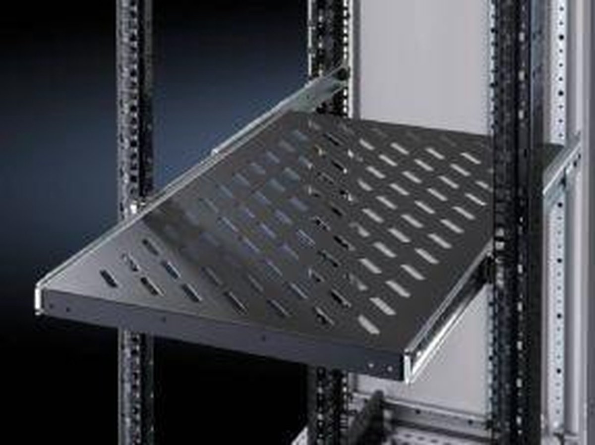 Patchkast Rittal Key Rittal 5501.675 19 inch Patchkast-apparaatbodem 1 HE Uittrekbaar ...