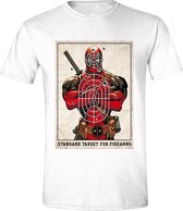 Deadpool - T-Shirt Target - Blanc - L
