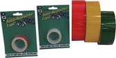 Reflecterend tape rood 50mm 2.5mtr