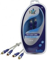 HQ Standaard 2x Rca Mannelijk - 2x Rca Mannelijk Kabel 5.00 M