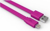 Kit IP5USBFRESHPI 1m USB A Lightning Roze mobiele telefoonkabel