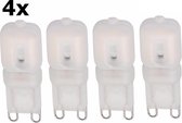 4 Stuks - Mini G9 5W Koud Wit Milky SMD2835 LED Lamp - Dimbaar