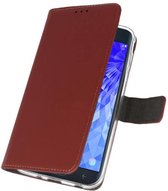 Bestcases Pasjeshouder Telefoonhoesje Samsung Galaxy J7 (2018) - Bruin