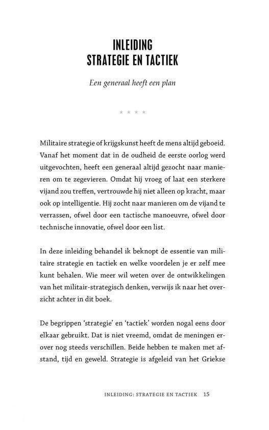 Inleiding 'Strategie en Tactiek' van het boek 'Denken als een generaal'.