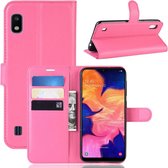 Book Case - Samsung Galaxy A10 Hoesje - Roze