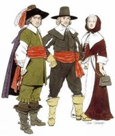 Cavalier and Puritan Fashions Coloring Book