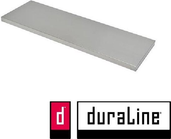 Duraline wandplank '4xSXS2' rvs 1,8 x 60 x 20 cm