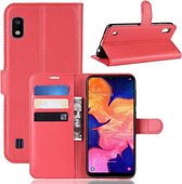 Book Case - Samsung Galaxy A10 Hoesje - Rood