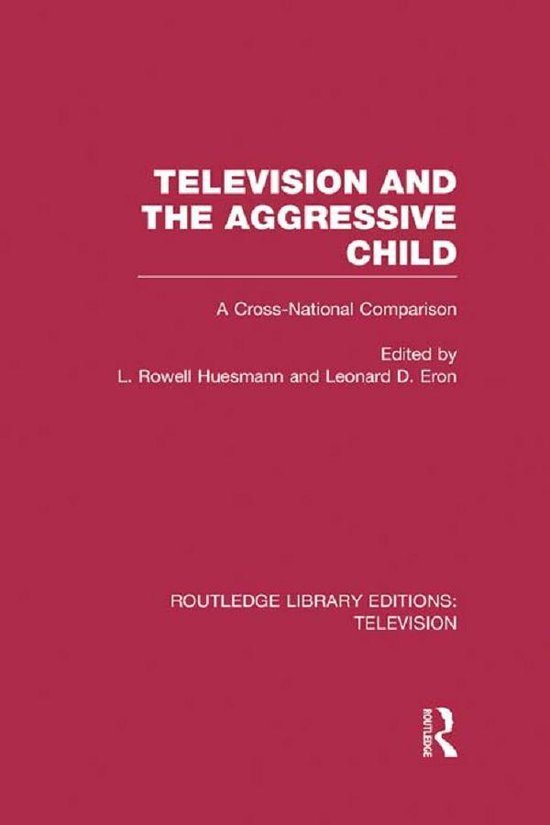 Television and the Aggressive Child - cover