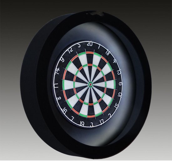 De daadwerkelijke inschakelen Peuter TCB - Dartbord verlichting - XXL - Voor om dartbord surround - zwart |  bol.com