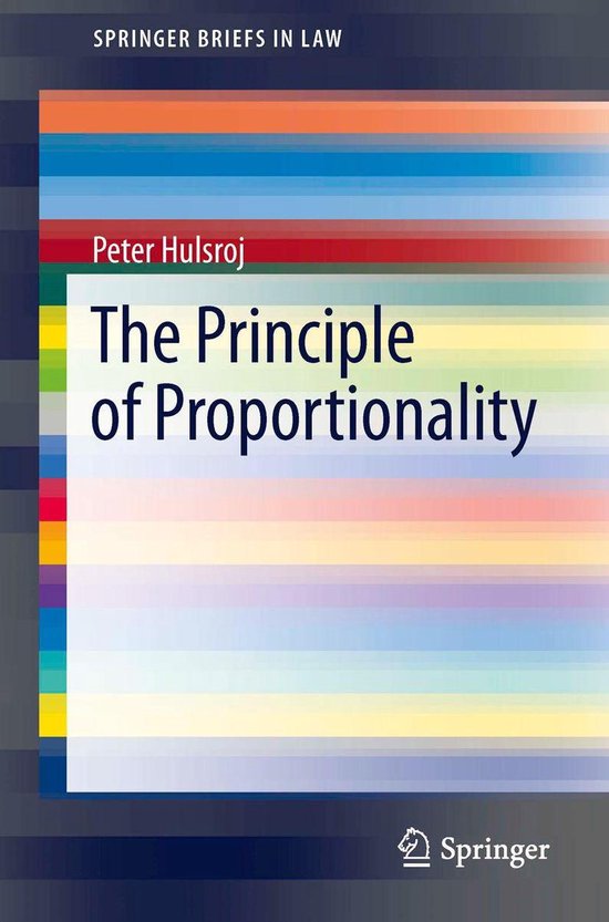 Law and Criminology (R0) - The Principle of Proportionality - cover