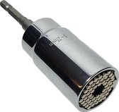 Universele dop 9 - 27 mm 1/2" ratel aansluiting met adapter multifunctioneel