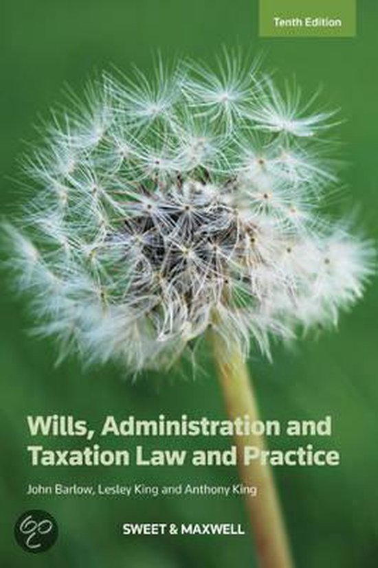 Wills, Administration and Taxation Law and Practice - cover