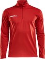 Craft Progress Halfzip LS Shirt Heren  Sportshirt - Maat L  - Mannen - rood/wit