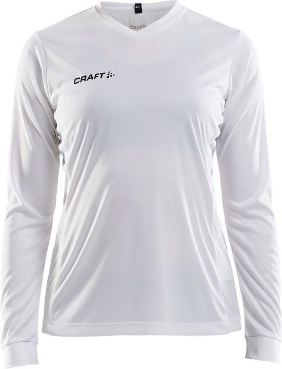 Craft Squad Jersey Solid LS Shirt dames  Sportshirt -  - Vrouwen - wit