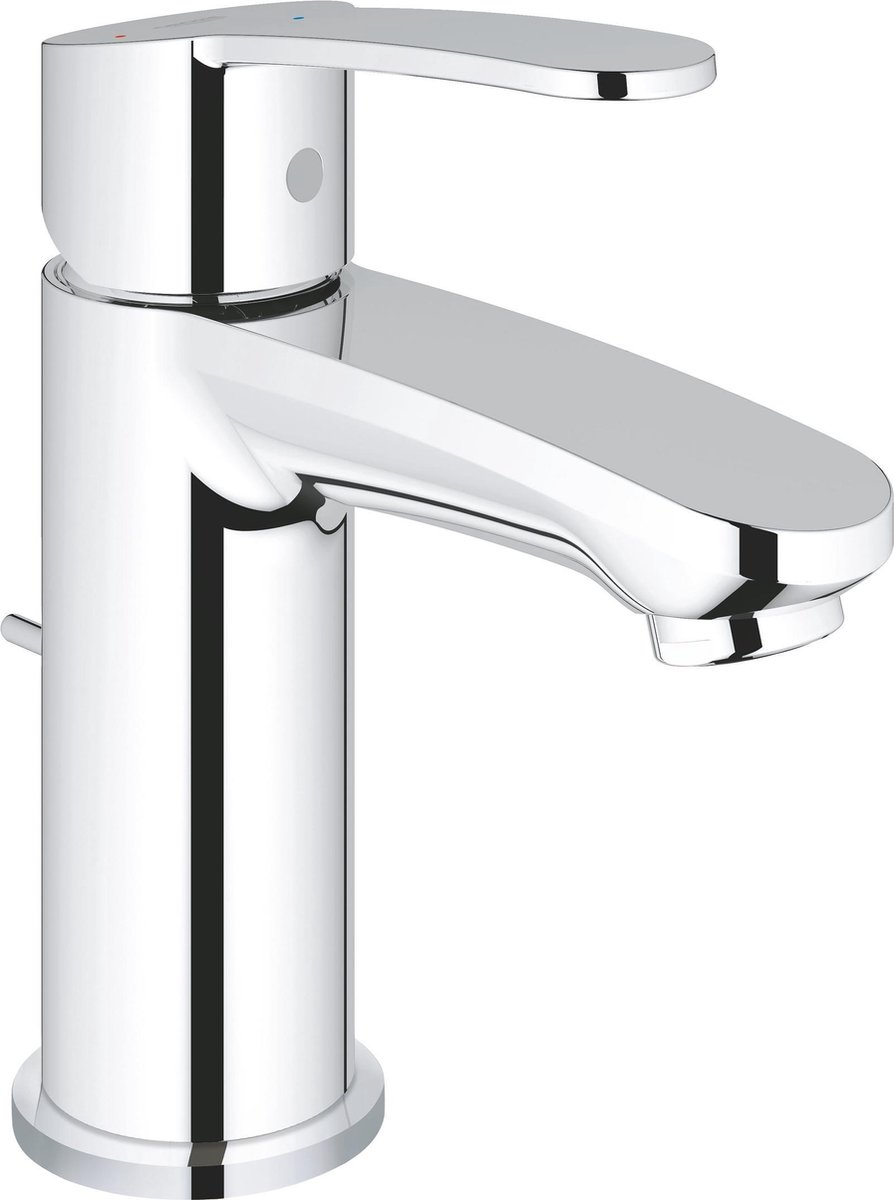 GROHE eurostyle cosmopolitan wastafelkraan - lage uitloop - met trekwaste - chroom