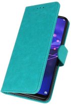 Groen Wallet Cases Hoesje voor Huawei Mate 20 Lite