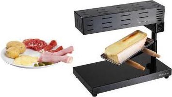 Appenzell XL raclette avec gril 600 W Thermostat 2 porte-fromage