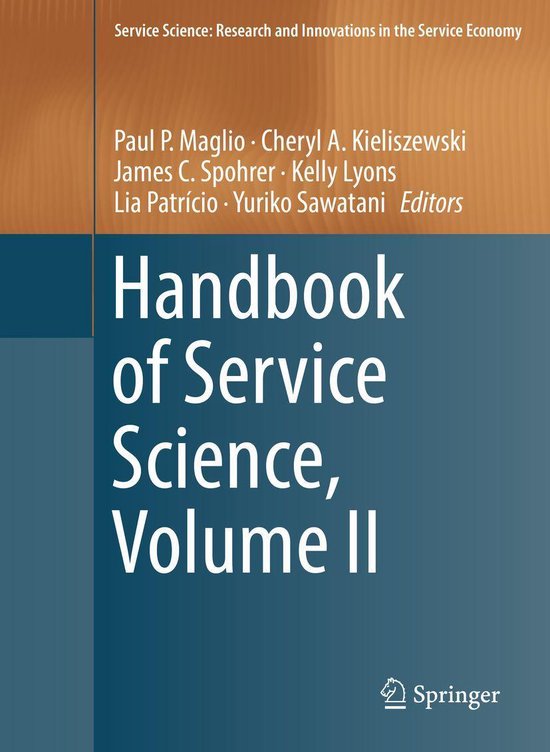 Business and Management (R0) - Handbook of Service Science,  ... - cover