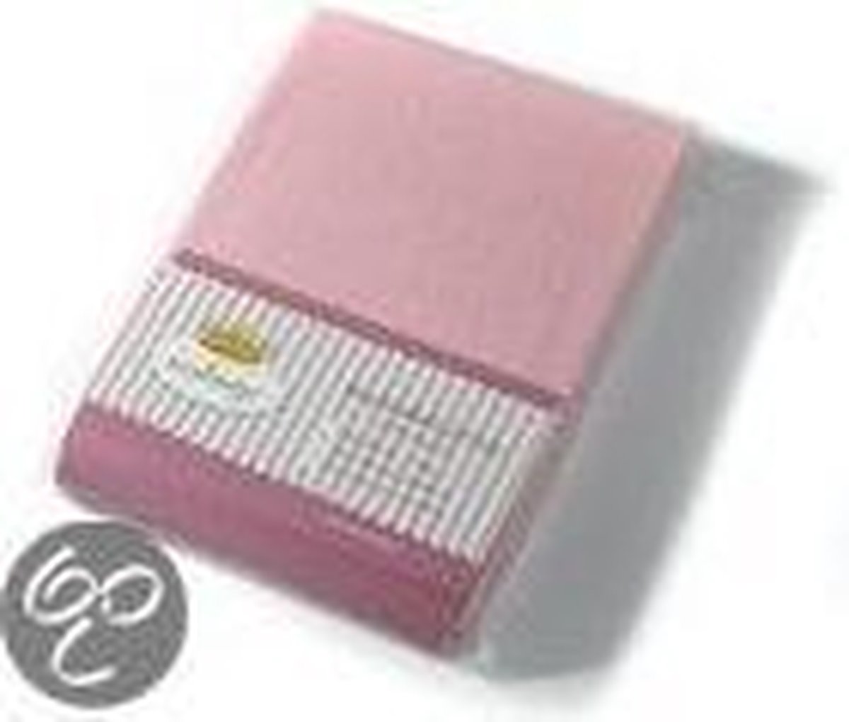 Nicolientje Hoeslakentje Hoeslaken jersey 40x80 cm (wieg) pink, 2 stuks